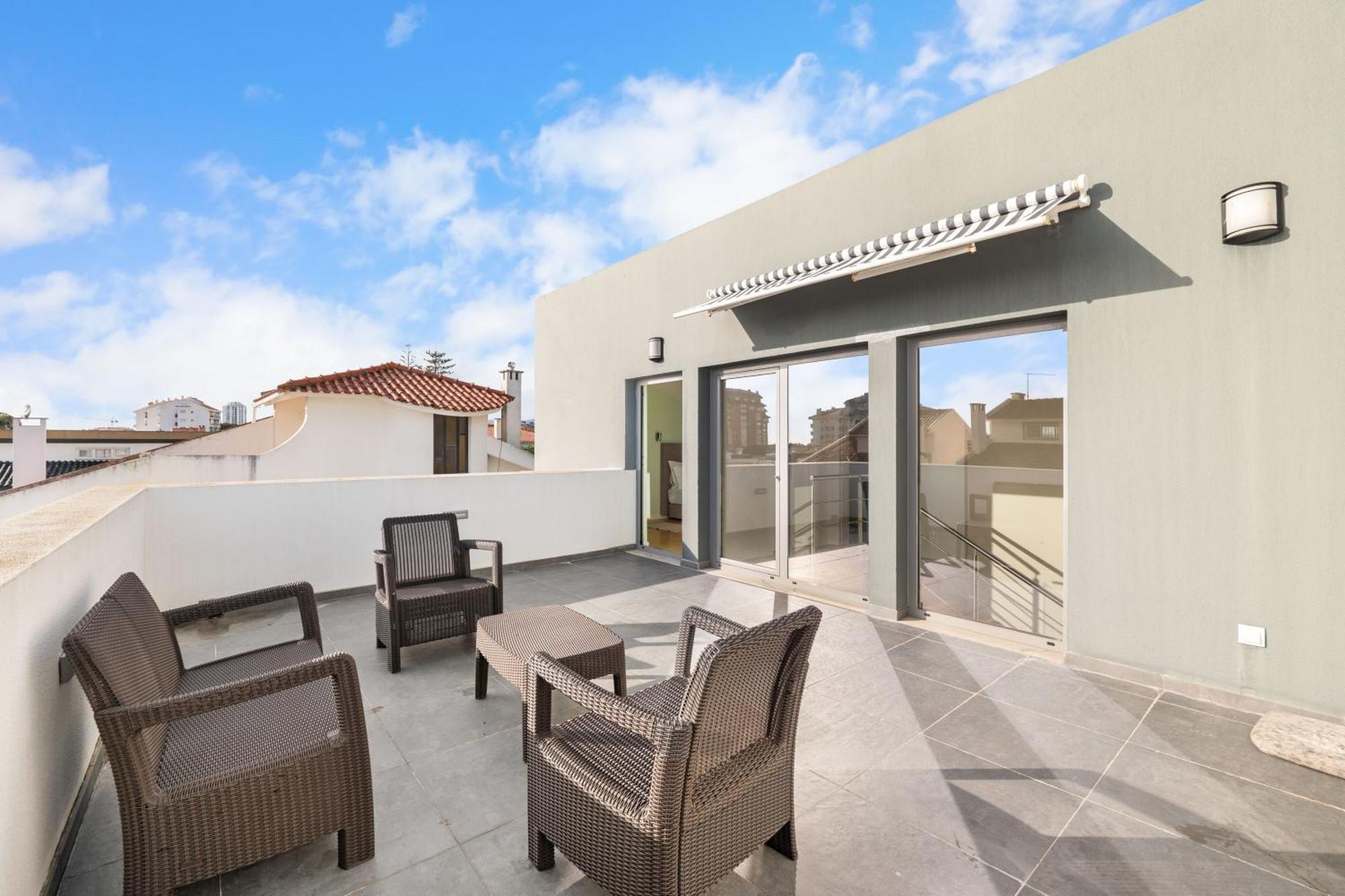 קסקאיס Charmy Villa Estoril By Amber Star Rent מראה חיצוני תמונה