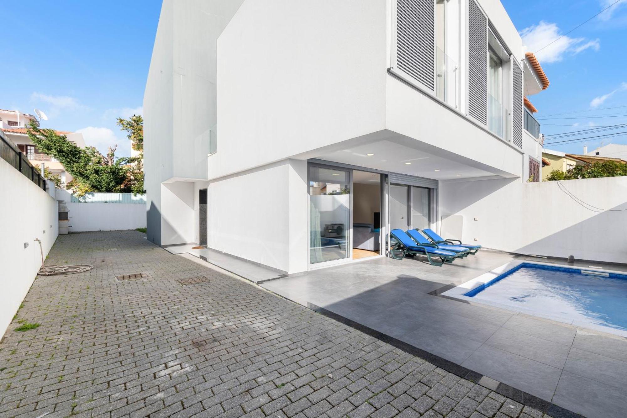 קסקאיס Charmy Villa Estoril By Amber Star Rent מראה חיצוני תמונה